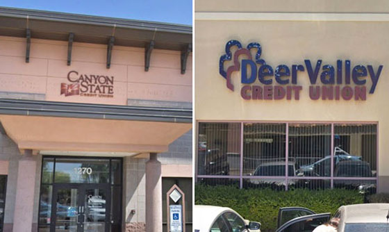 Is Canyon State and Deer Valley Credit Union the same as Copper State Credit Union