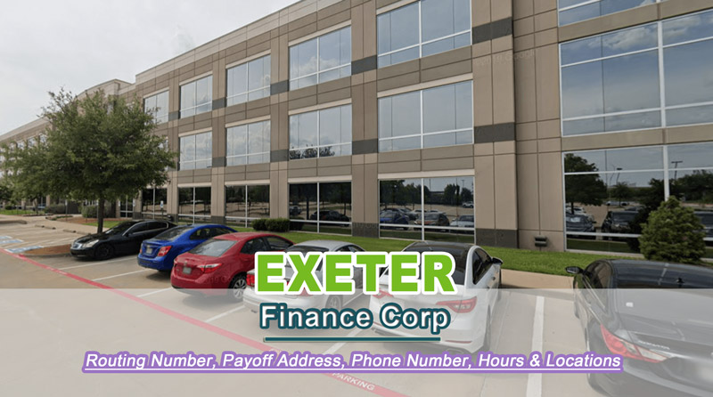 Exeter Finance Payoff Address