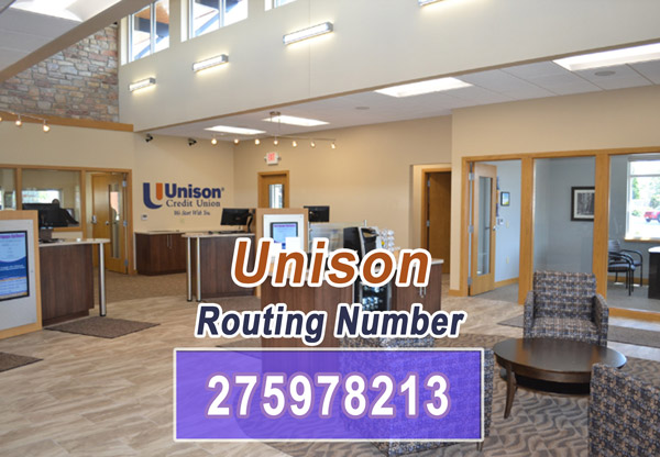 Unison Credit Union Routing Number